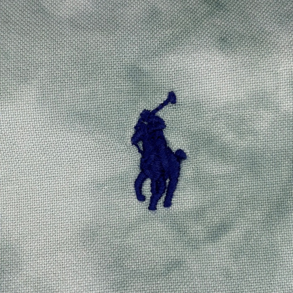 Polo Ralph Lauren Mens 2XB 100% Cotton Tie Dye Oxford Plaid Shirt with Pony - Picture 6 of 10